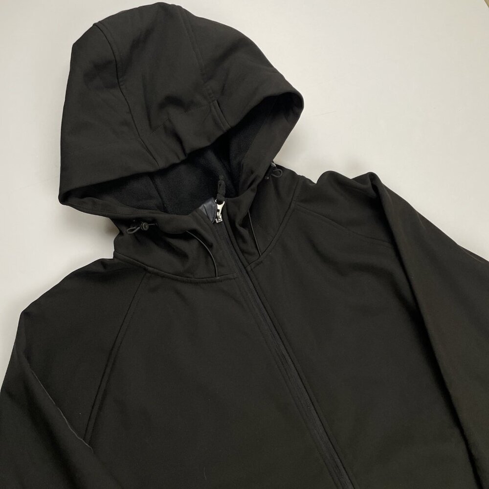 Kenneth Cole Active Soft Shell Hooded Jacket Men’s XXL Full Zip Polyester Black